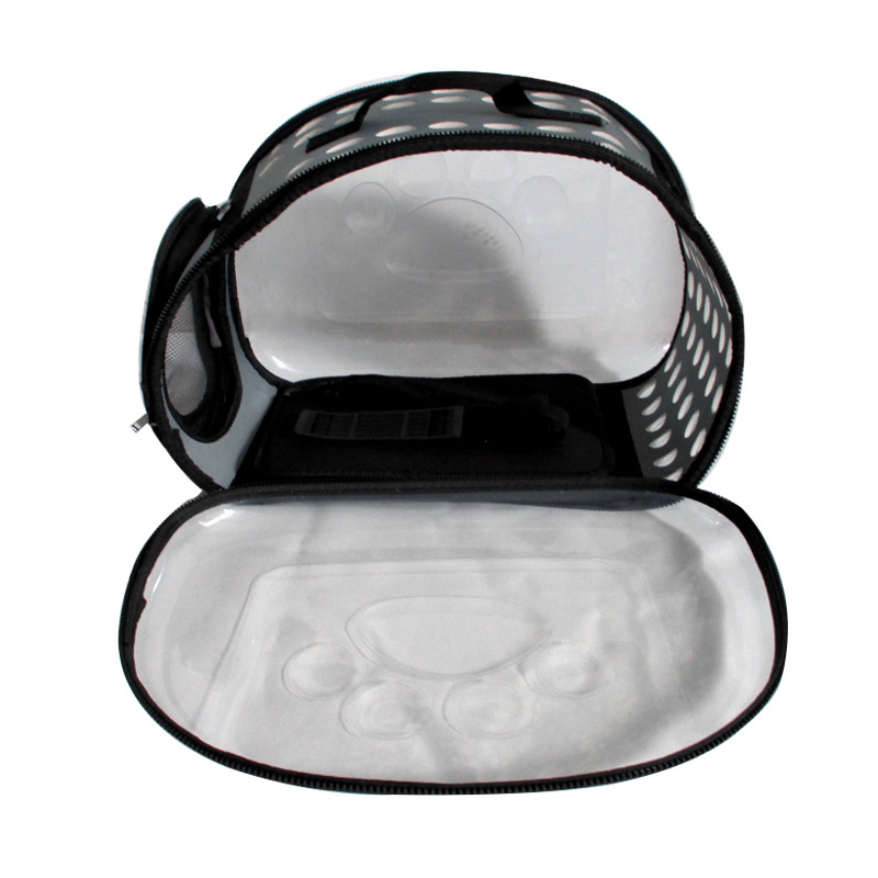 Transparent Cat Bag Cross-Border Supply Foldable Pet Backpack Dog Supplies Outing Carry Bag Pet Bag Factory