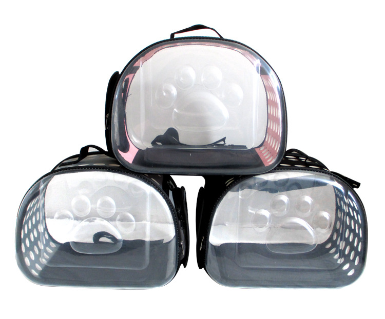 Transparent Cat Bag Cross-Border Supply Foldable Pet Backpack Dog Supplies Outing Carry Bag Pet Bag Factory