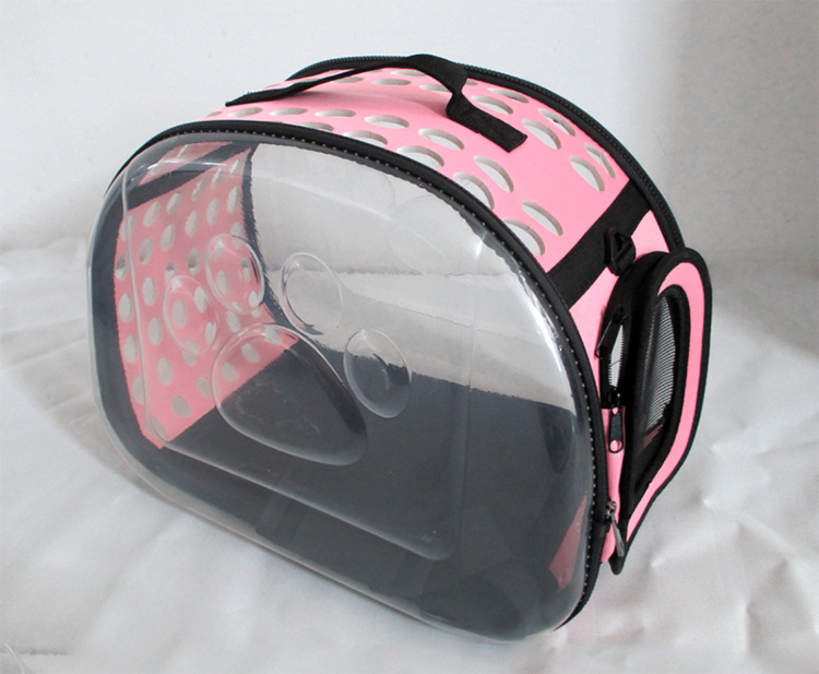Transparent Cat Bag Cross-Border Supply Foldable Pet Backpack Dog Supplies Outing Carry Bag Pet Bag Factory