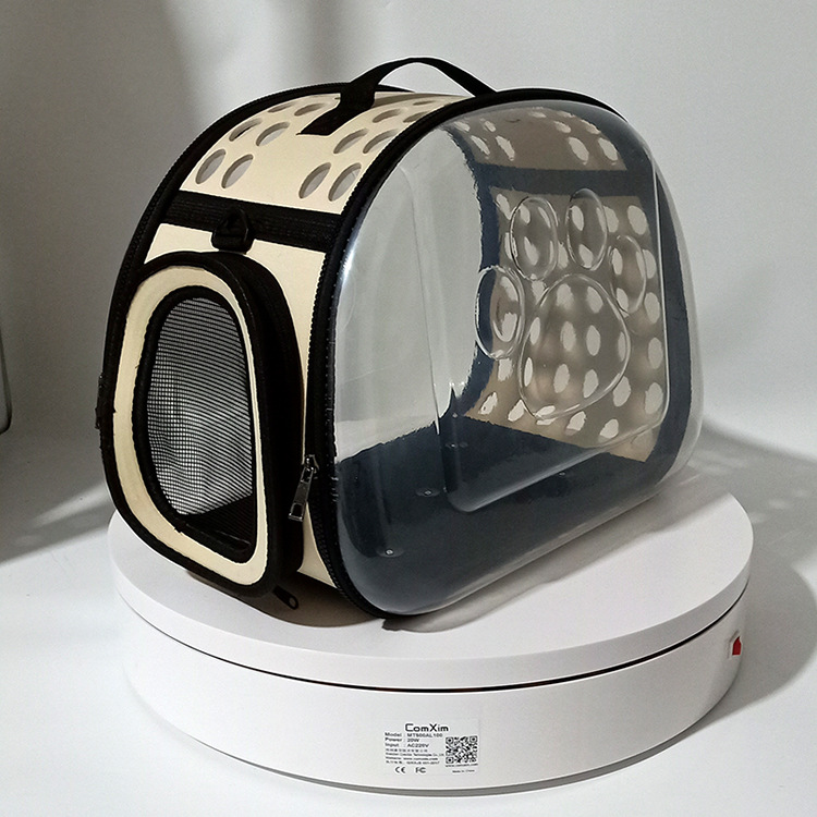 Transparent Cat Bag Cross-Border Supply Foldable Pet Backpack Dog Supplies Outing Carry Bag Pet Bag Factory