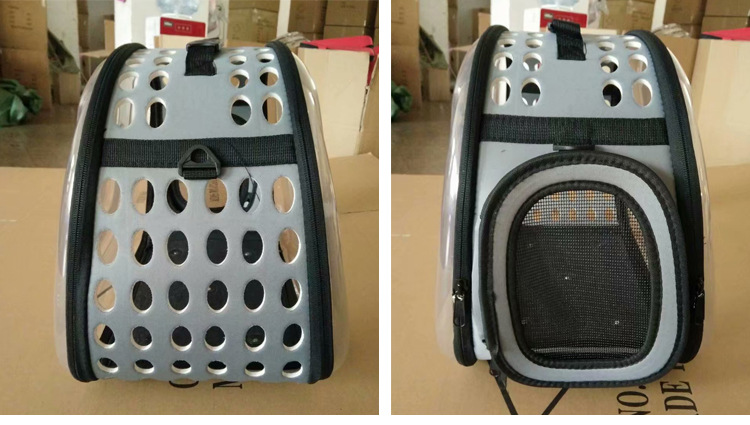 Transparent Cat Bag Cross-Border Supply Foldable Pet Backpack Dog Supplies Outing Carry Bag Pet Bag Factory