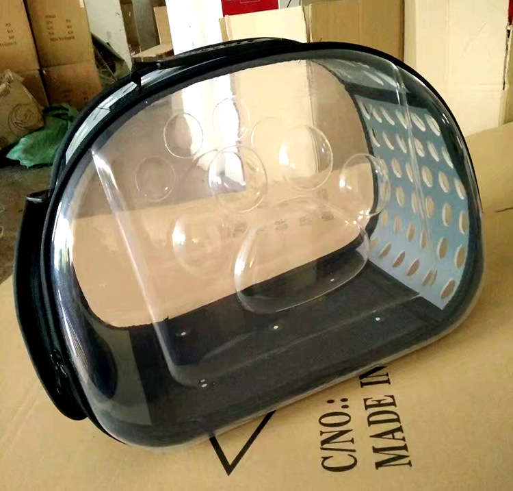 Transparent Cat Bag Cross-Border Supply Foldable Pet Backpack Dog Supplies Outing Carry Bag Pet Bag Factory