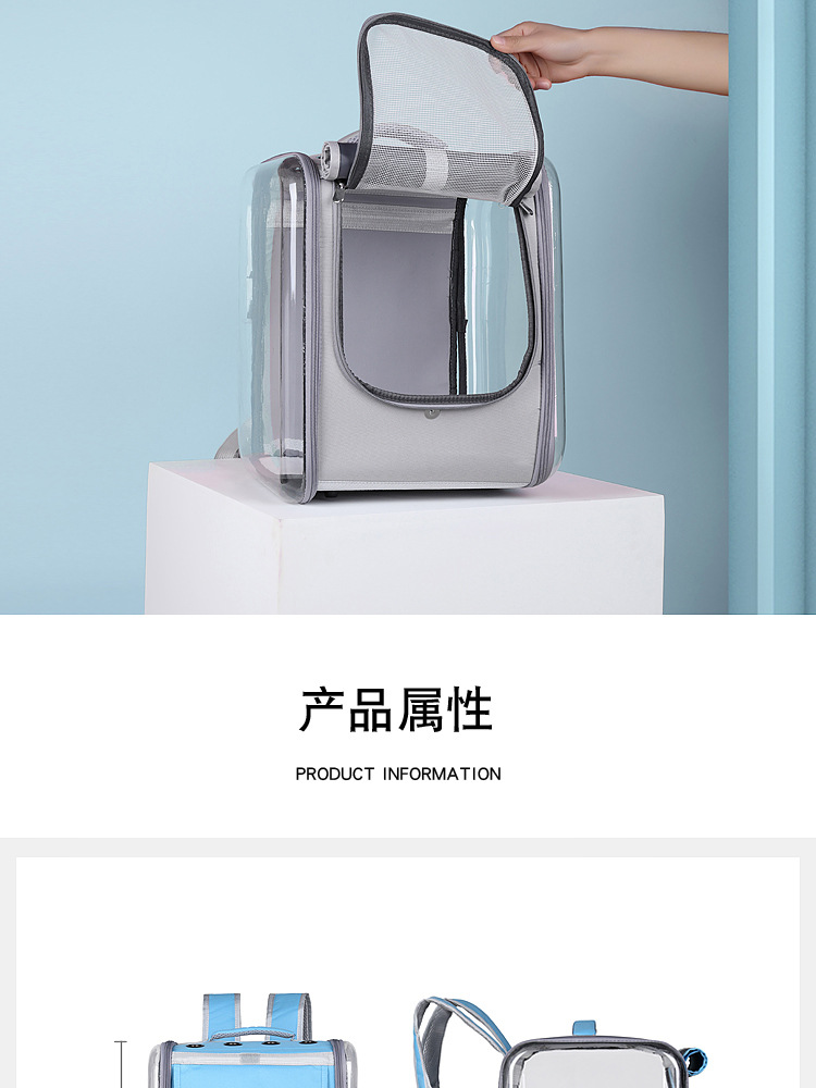 Cat Bag Outdoor Portable Cat Backpack Space Capsule CAT School Bag Cat Cage Walking Cat Bag Cat Diaper Bag Pet Backpack