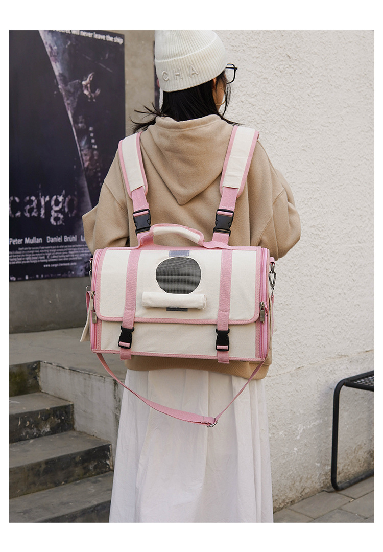 Amazon New Pet Backpack Cat Supplies Handbag Cat Bag Portable Breathable Backpack