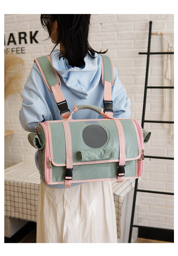 Amazon New Pet Backpack Cat Supplies Handbag Cat Bag Portable Breathable Backpack
