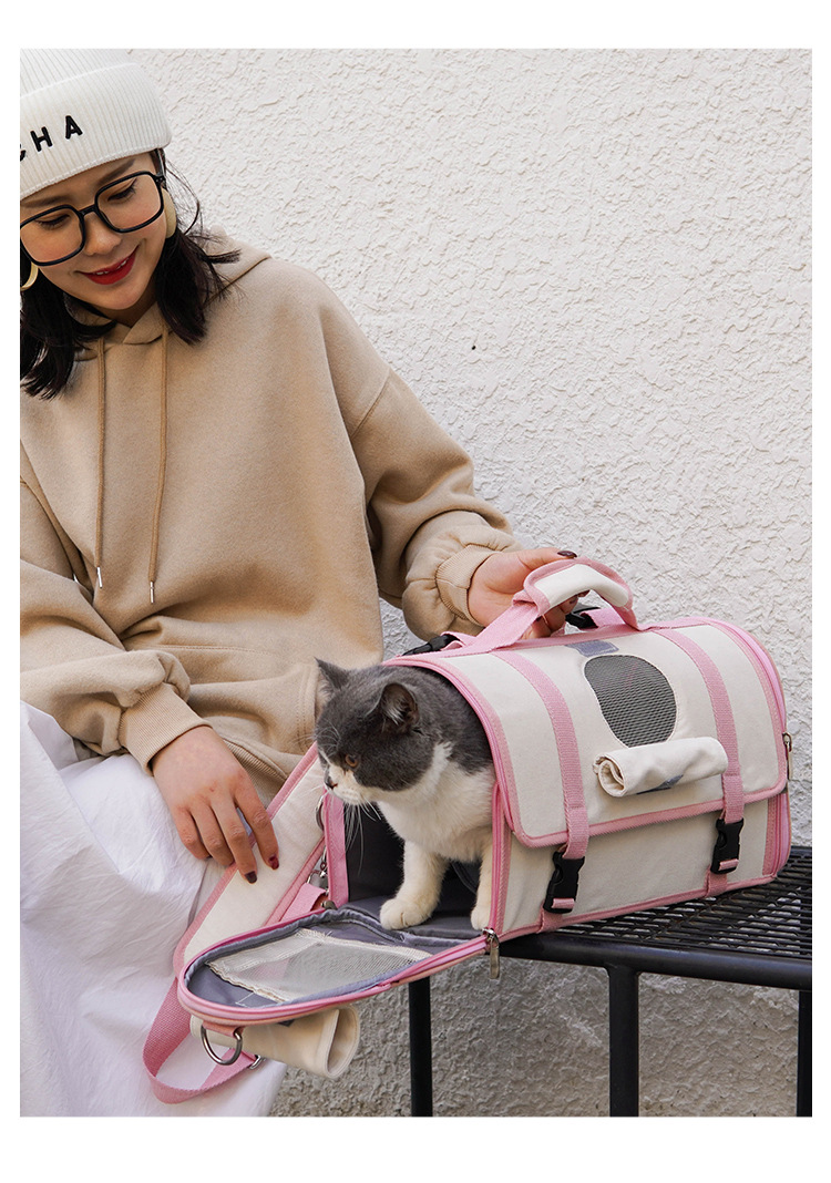 Amazon New Pet Backpack Cat Supplies Handbag Cat Bag Portable Breathable Backpack