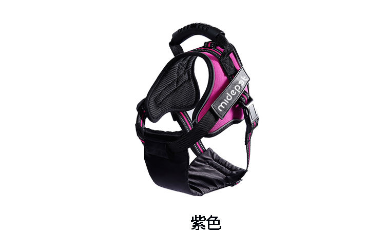 Personalized Pads powerful handle dog Chest Back cross-border sales with New PET Chest Back Pad version