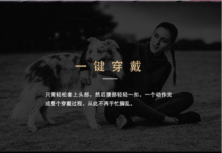 Personalized Pads powerful handle dog Chest Back cross-border sales with New PET Chest Back Pad version