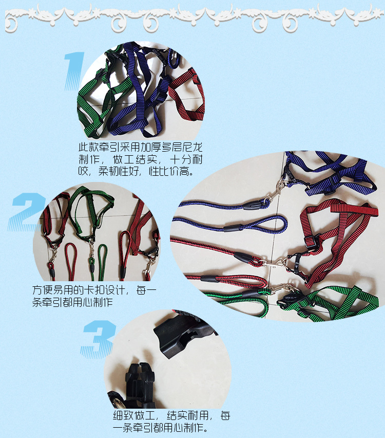 Pet Hand Holding Rope Factory Wholesale Checkered round Rope Chest Back Hand Holding Rope Price Excellent Dog Dog Leash Wholesale Pet Hand Holding Rope Factory Wholesale Checkered round Rope Chest Back Hand Holding Rope Price Excellent Dog Dog Leash Wholesale