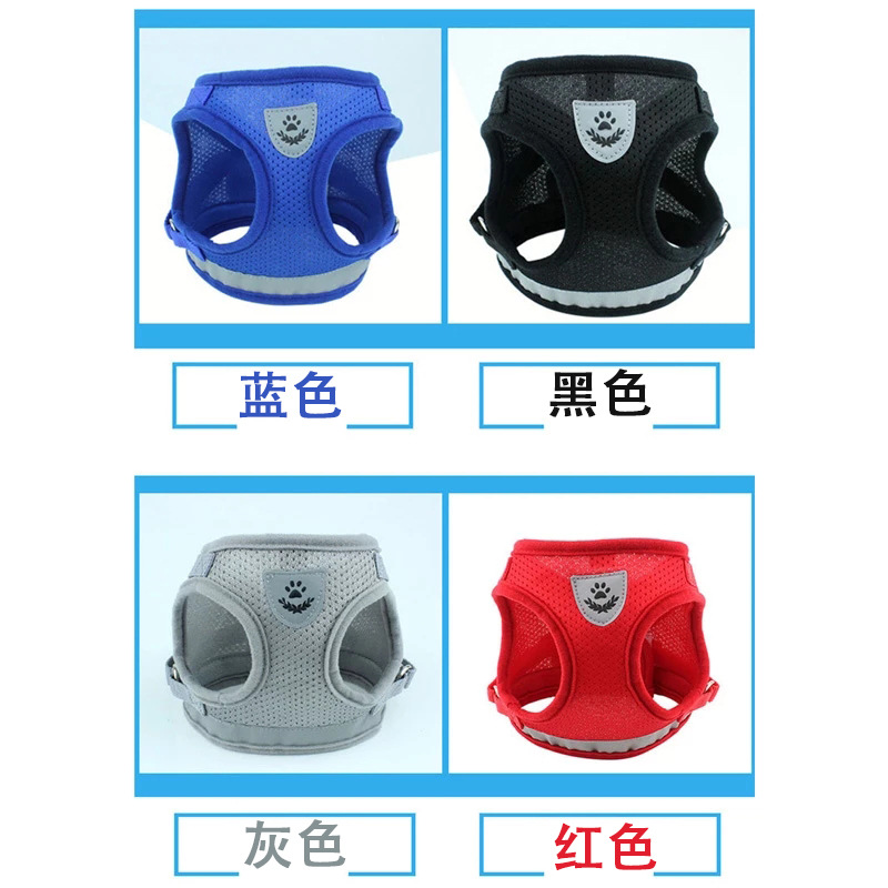 Cross-Border Dog Traction Suit Cat Pulling Rope Reflective Chest and Back Clothing Dog Harness Small and Medium-Sized Pet Supplies Wholesale Cross-Border Dog Traction Suit Cat Pulling Rope Reflective Chest and Back Clothing Dog Harness Small and Medium-Sized Pet Supplies Wholesale
