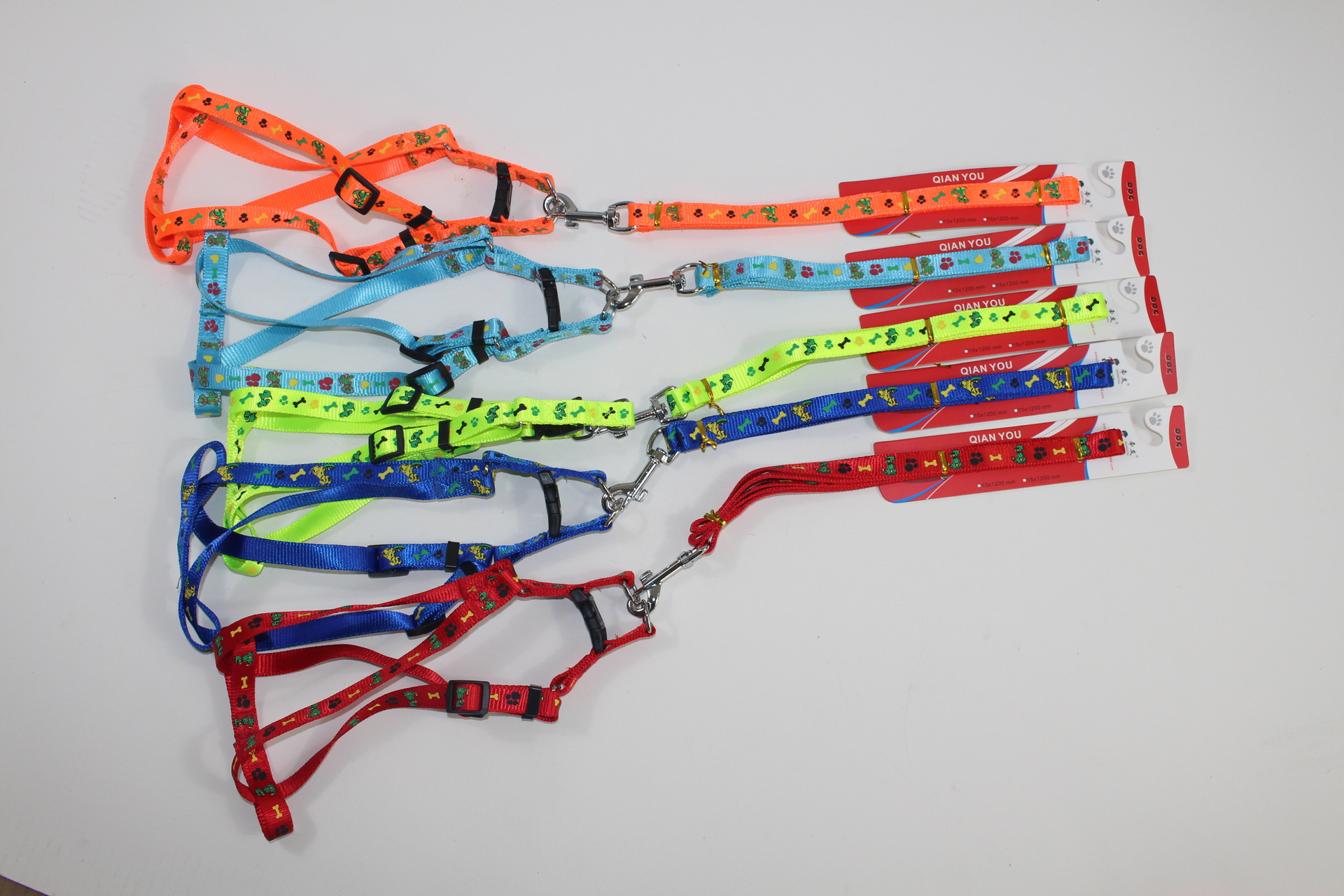 Chest Back Hand Holding Rope Fashion Color Printing Patch Dog Chain Teddy Small Dog Puppy Dog Pet Harness