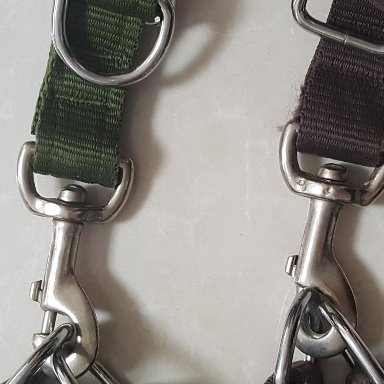 Wholesale Double-Layer Army Green Chest and Back Pet Supplies Pet Collar Traction Belt Retractable Reflective Dog Traction