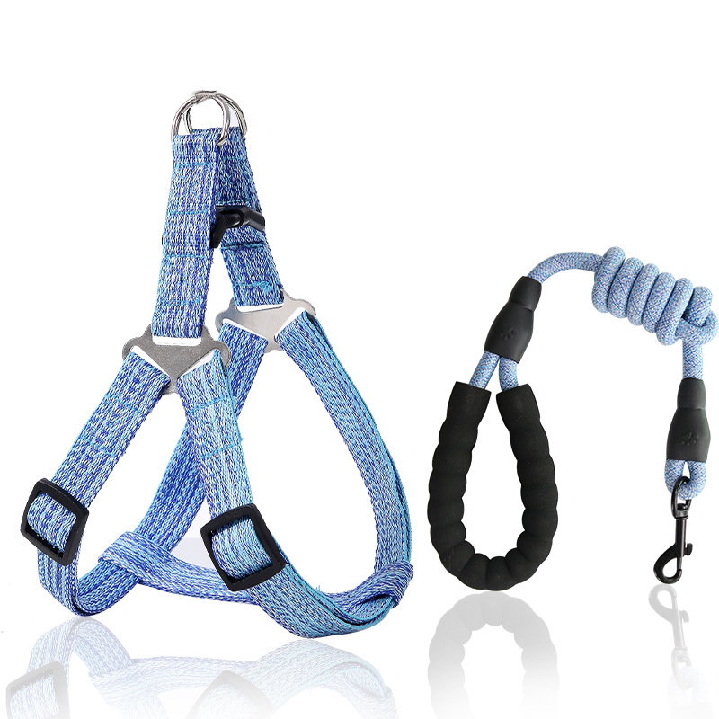 Pet Supplies Amazon Hot Pet &#039;S Chest-Back Haulage Rope Package Adjustable Dog Leash Dog Leash