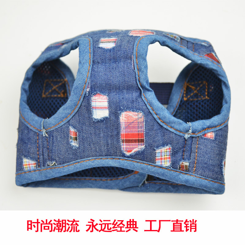 Upgraded Pet Vest Cowboy Chest Back Dog Cowboy Hand Holding Rope Cat Leash Set for Cats and Dogs
