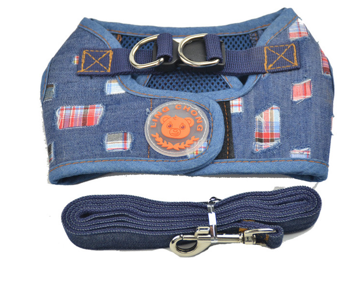 Upgraded Pet Vest Cowboy Chest Back Dog Cowboy Hand Holding Rope Cat Leash Set for Cats and Dogs Upgraded Pet Vest Cowboy Chest Back Dog Cowboy Hand Holding Rope Cat Leash Set for Cats and Dogs