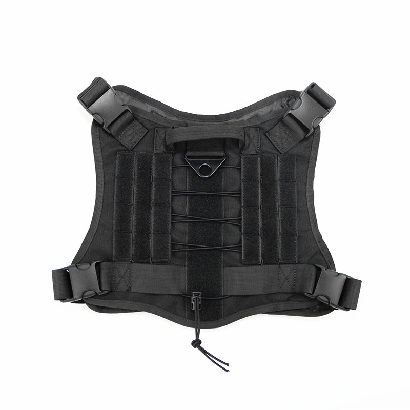 Tactical Dog Clothes Pet Vest Big Dog Clothes Clothes Outdoor Camouflage Dog Vest Nylon Waterproof Chest Back Training Vest K9