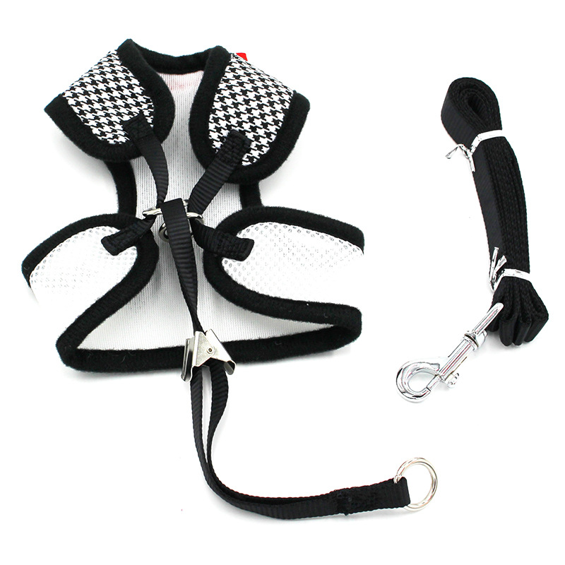 New Dog Hand Holding Rope Pet Bow Dress Chest and Back Leash Set Cat Dog Leash Dog Leash Supplies