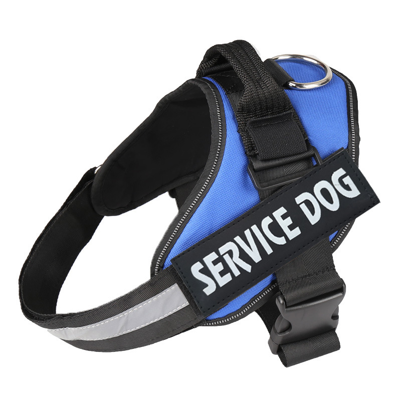 Service Dog Pet Supplies Explosion-Proof Medium Large Dog Chest Back Dog Supplies Traction Rope Factory Direct Sales Service Dog Pet Supplies Explosion-Proof Medium Large Dog Chest Back Dog Supplies Traction Rope Factory Direct Sales