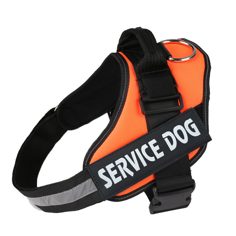 Service Dog Pet Supplies Explosion-Proof Medium Large Dog Chest Back Dog Supplies Traction Rope Factory Direct Sales Service Dog Pet Supplies Explosion-Proof Medium Large Dog Chest Back Dog Supplies Traction Rope Factory Direct Sales