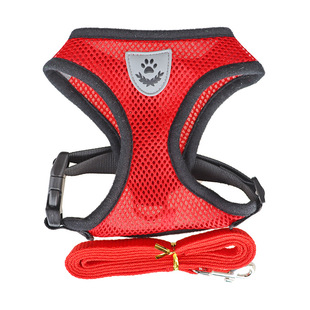 Amazon Hot Pet Outing Chest Back Adjustable Release Buckle Reflective Chest Back Medium Large Dog Comfortable Chest Strap