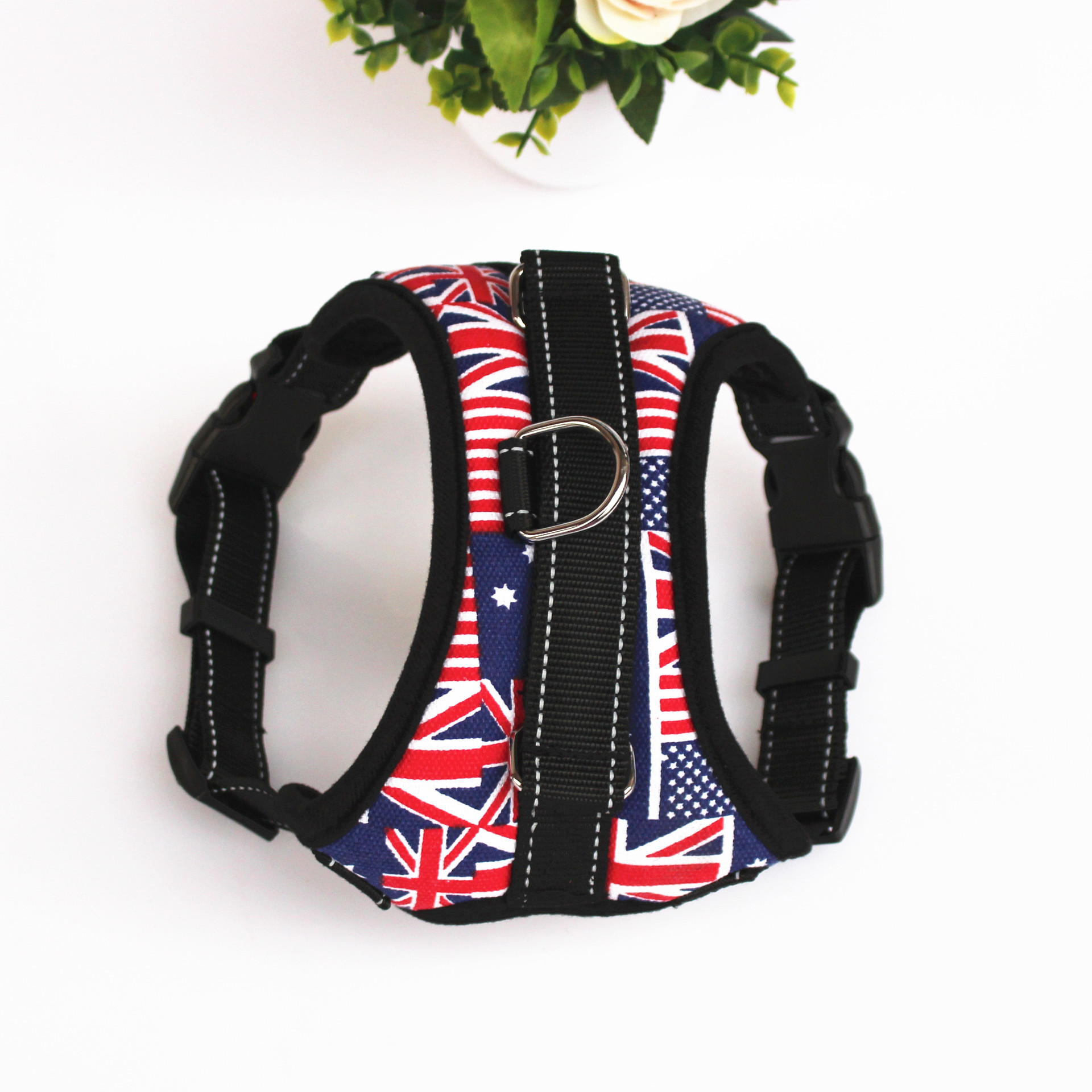 Pet Harness Medium Large Dog Explosion-Proof Hand Holding Rope Golden Retriever Samo Labrador Bone Chest and Back