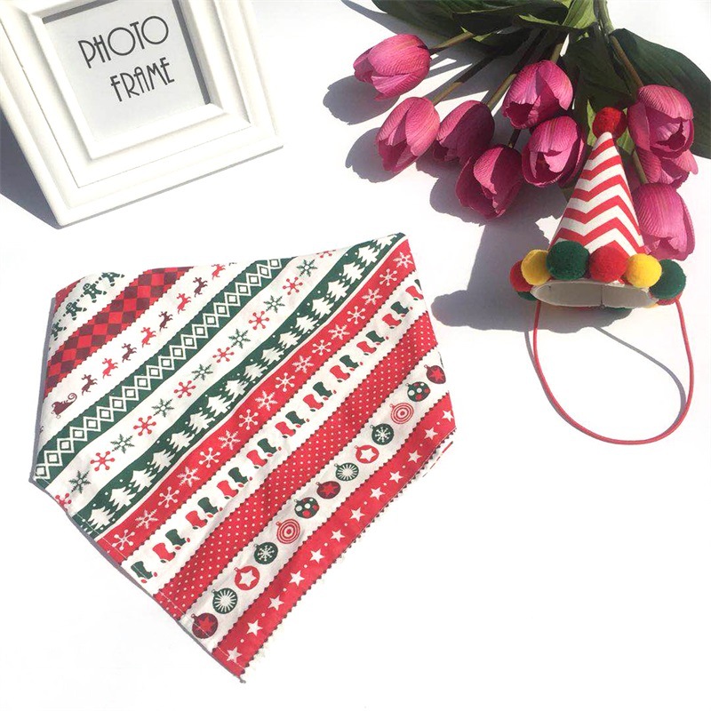 New Pet Christmas Product Dog Cat Christmas Bow Tie Christmas Decorative Hat