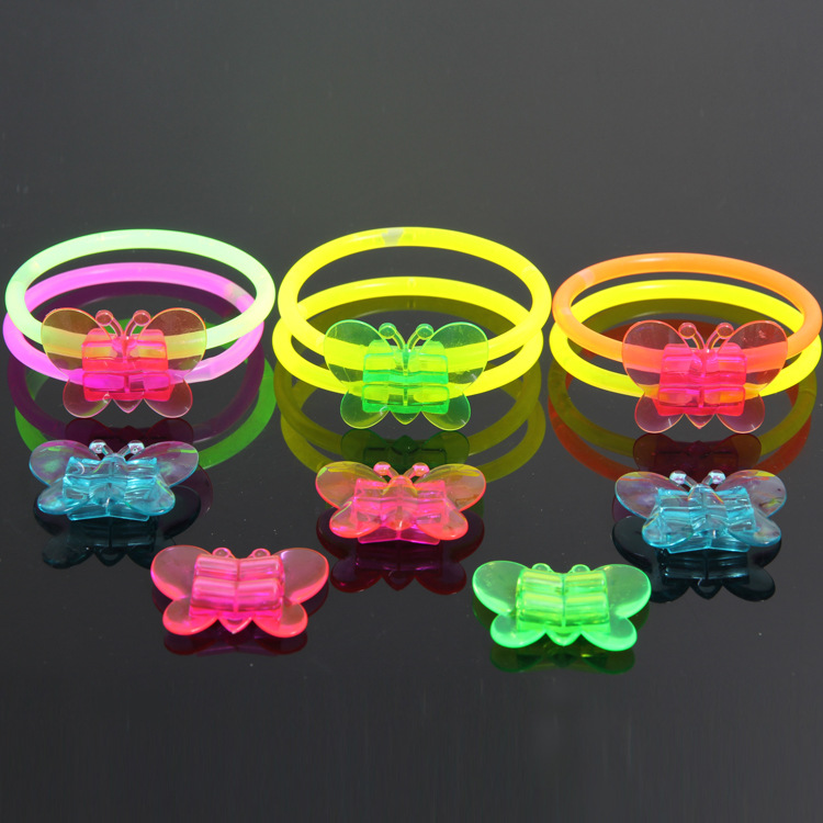 Factory Direct Sales Small Butterfly Toy Stall Hot Sale Wholesale Children&#039;s Luminous Toys Butterfly