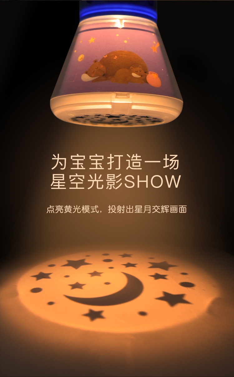 Mideer Milu Multi-Function Story Projector Children's Luminous Toys Early Education Projection Lamp Baby Night Light