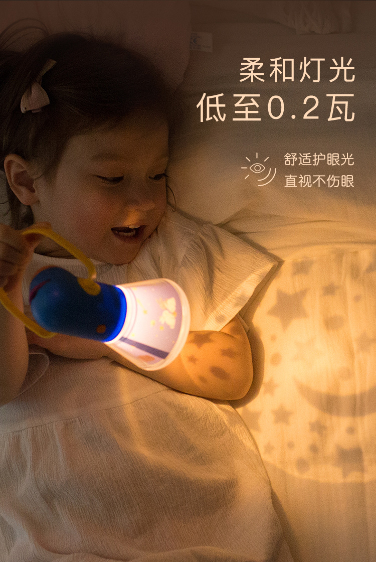 Mideer Milu Multi-Function Story Projector Children's Luminous Toys Early Education Projection Lamp Baby Night Light