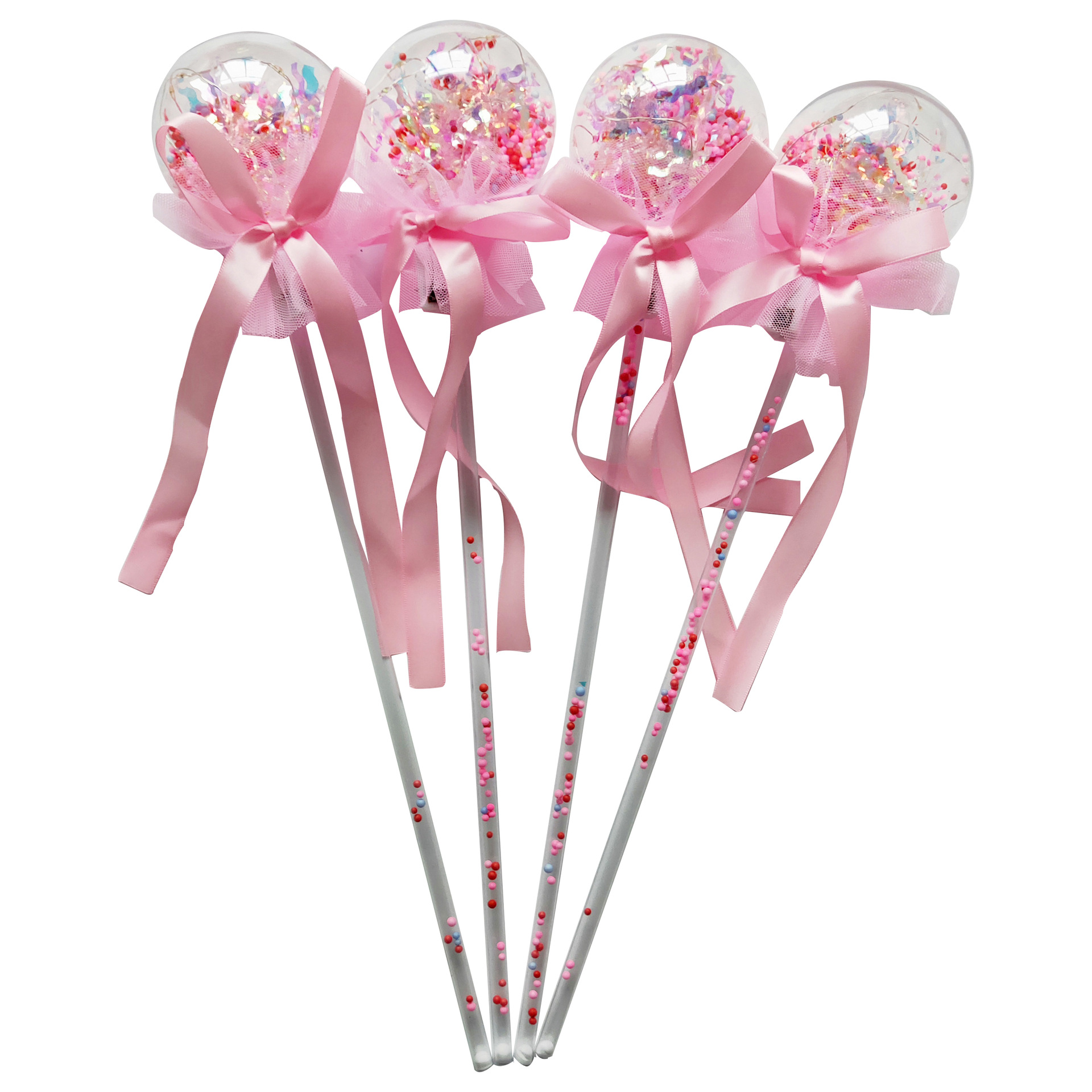 New Flash Magic Wand Glow Stick Children&#039;s Luminous Toys Stall Drainage Bounce Ball Star Sky Ball Magic Wand