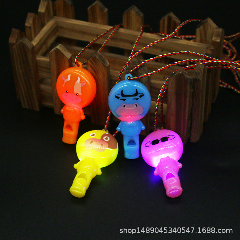 Duck Whistle Keychain WeChat Business Push Scan Code Small Gifts Children's Luminous Toys Yuan below Activity Gifts