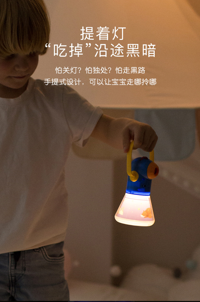 Mideer Milu Children's Multi-Functional Story Projector Three-in-One Starry Sky Night Light Small Night Lamp Luminous Toys