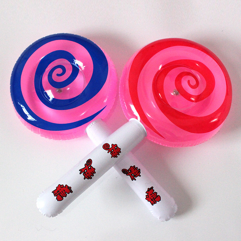Children&#039;s Inflatable Toys Wholesale Inflatable Lollipop Toys Stall Toys Wholesale Inflatable Long Stick Luminous Toys
