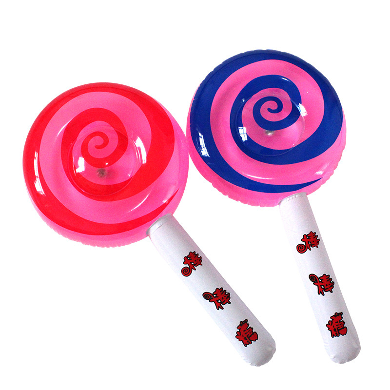 Children&#039;s Inflatable Toys Wholesale Inflatable Lollipop Toys Stall Toys Wholesale Inflatable Long Stick Luminous Toys
