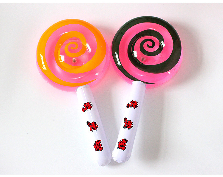 Children's Inflatable Toys Wholesale Inflatable Lollipop Toys Stall Toys Wholesale Inflatable Long Stick Luminous Toys