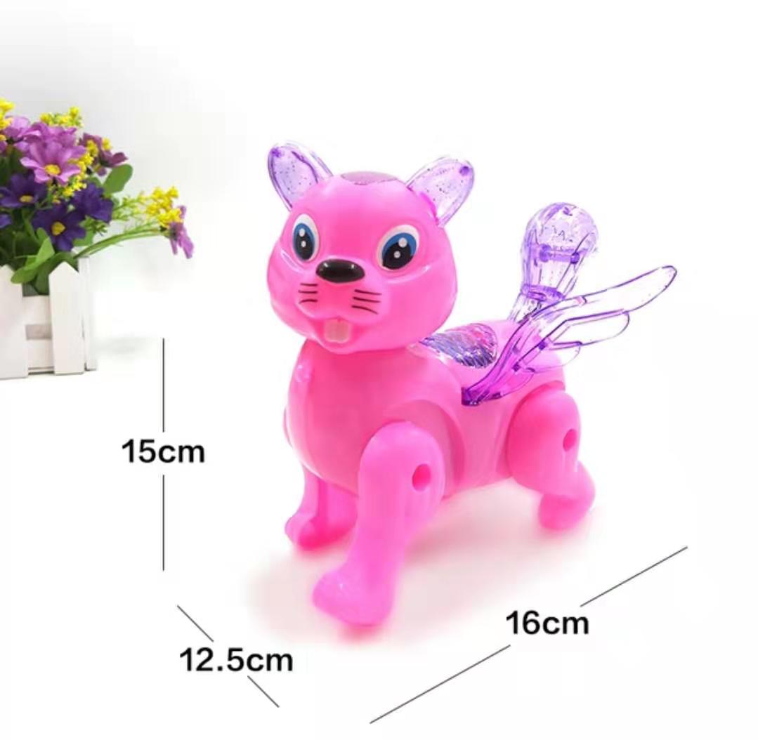Electric rope squirrel luminous music children's toys night market hot hot style wholesale animal luminous toys Electric rope squirrel luminous music children's toys night market hot hot style wholesale animal luminous toys