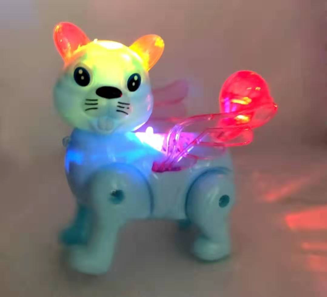 Electric rope squirrel luminous music children's toys night market hot hot style wholesale animal luminous toys Electric rope squirrel luminous music children's toys night market hot hot style wholesale animal luminous toys