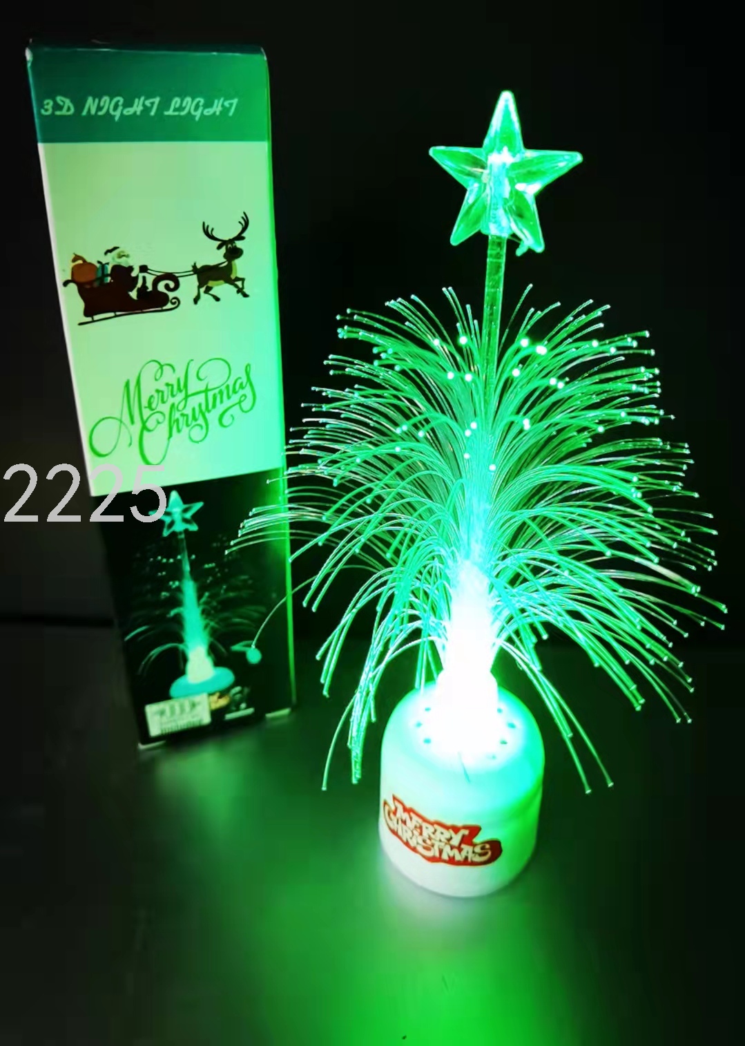 Christmas Tree Santa Claus Light Music Small Night Lamp Children's Luminous Toys Small Gift Night Market Stall Supply
