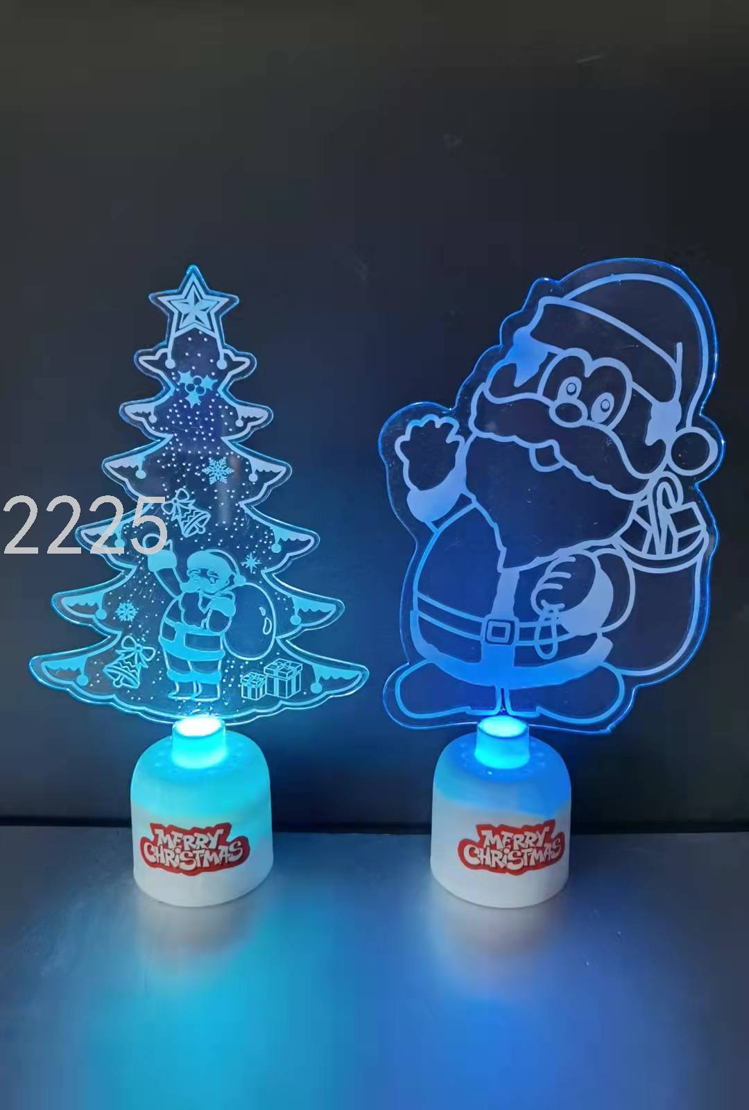 Christmas Tree Santa Claus Light Music Small Night Lamp Children's Luminous Toys Small Gift Night Market Stall Supply