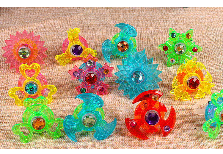 Children's Luminous Toys Gyro Ring Flash Spinning Gyro Finger Lights Stall Night Market Gift Toy Ring Children's Luminous Toys Gyro Ring Flash Spinning Gyro Finger Lights Stall Night Market Gift Toy Ring