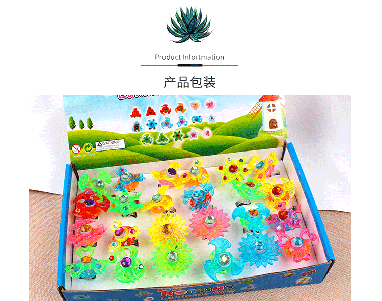 Children's Luminous Toys Gyro Ring Flash Spinning Gyro Finger Lights Stall Night Market Gift Toy Ring Children's Luminous Toys Gyro Ring Flash Spinning Gyro Finger Lights Stall Night Market Gift Toy Ring