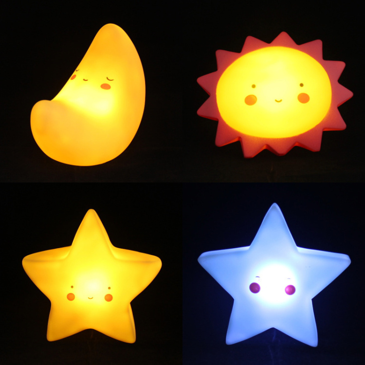 INS Popular Sun Moon Star Unicorn Night Light Children's Luminous Toys Bedroom Wake-up Light LED Light INS Popular Sun Moon Star Unicorn Night Light Children's Luminous Toys Bedroom Wake-up Light LED Light