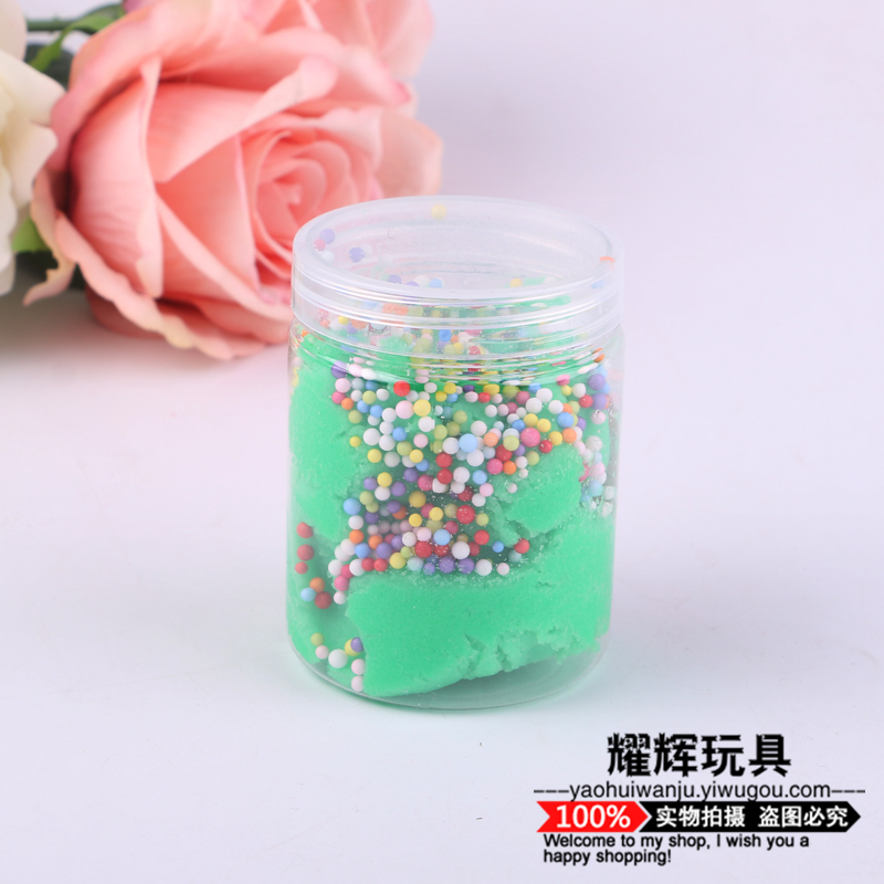Children&#039;s puzzle toys DIY hand shlaim crystal clay clay plasticine color mud eco-friendly drift bottle