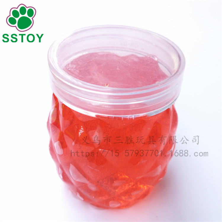 Children&#039;s non-toxic crystal color mud fruit crystal clay plasticine creative hand diy6 color large pineapple can