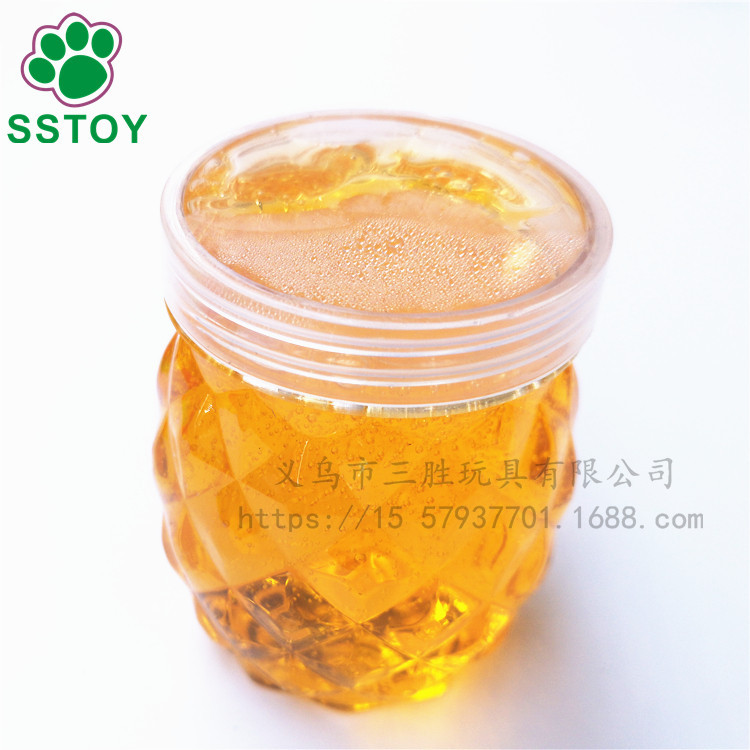 Children's non-toxic crystal color mud fruit crystal clay plasticine creative hand diy6 color large pineapple can Children's non-toxic crystal color mud fruit crystal clay plasticine creative hand diy6 color large pineapple can