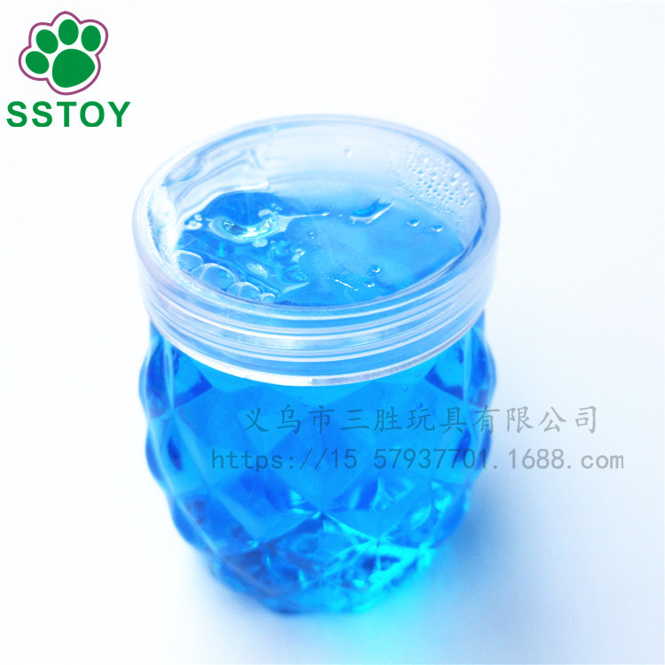 Children's non-toxic crystal color mud fruit crystal clay plasticine creative hand diy6 color large pineapple can Children's non-toxic crystal color mud fruit crystal clay plasticine creative hand diy6 color large pineapple can