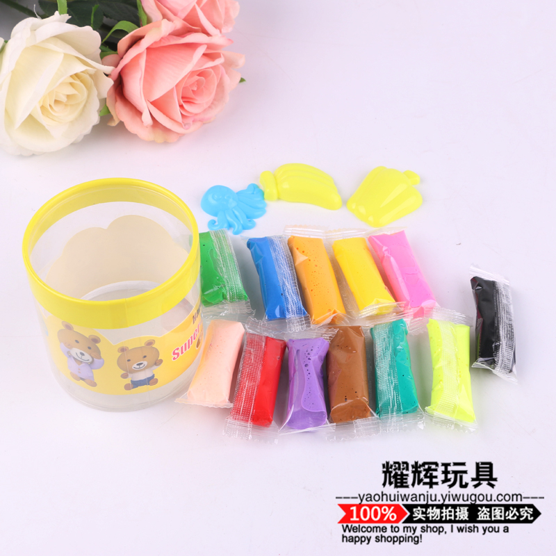 Sell creative environmental plasticine sets for children DIY handmade clay puzzle toys with mold Sell creative environmental plasticine sets for children DIY handmade clay puzzle toys with mold