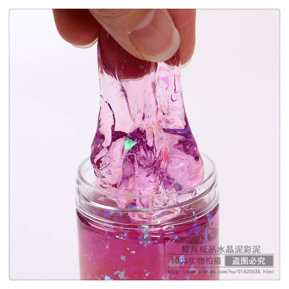 Crystal Mud Maldives Slim Non-Stick Hand Fake Cement Plasticine Water Bomb Mud Crystal Starry Sky Mud Decompression
