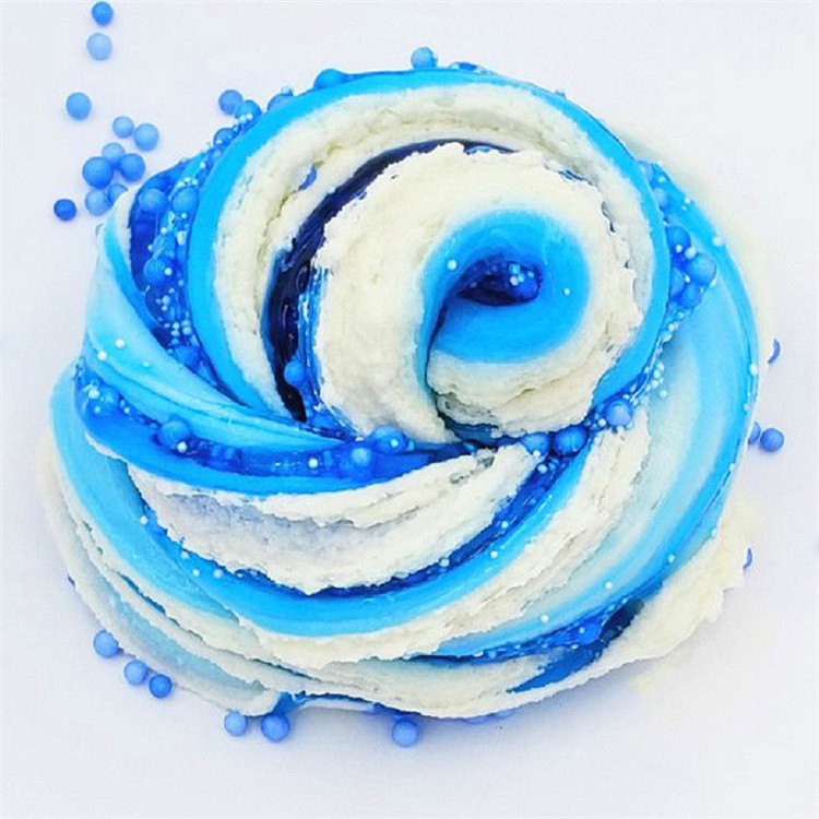 Crystal mud toy slime diy two-color plasticine non-toxic and