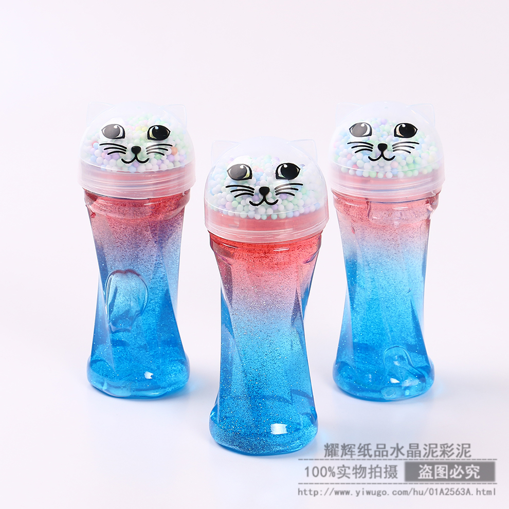 Colorful Crystal Mud Plasticene Jelly Mud Cute Crystal Colored Clay Children Non-Toxic Transparent DIY Clay Plasticine